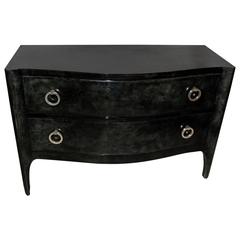 Parchment Two-Drawer Commode