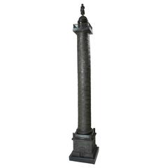 Antique Very, very impressive c. 1835 bronze model of the Vendome Column, Paris