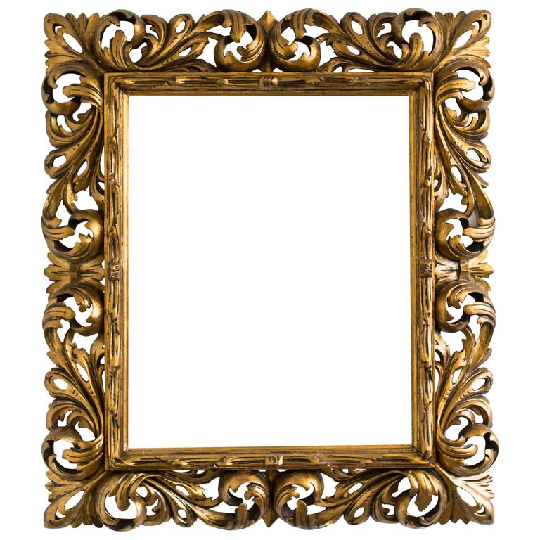 Stunning Florentine Picture Frame, circa 1860 at 1stDibs