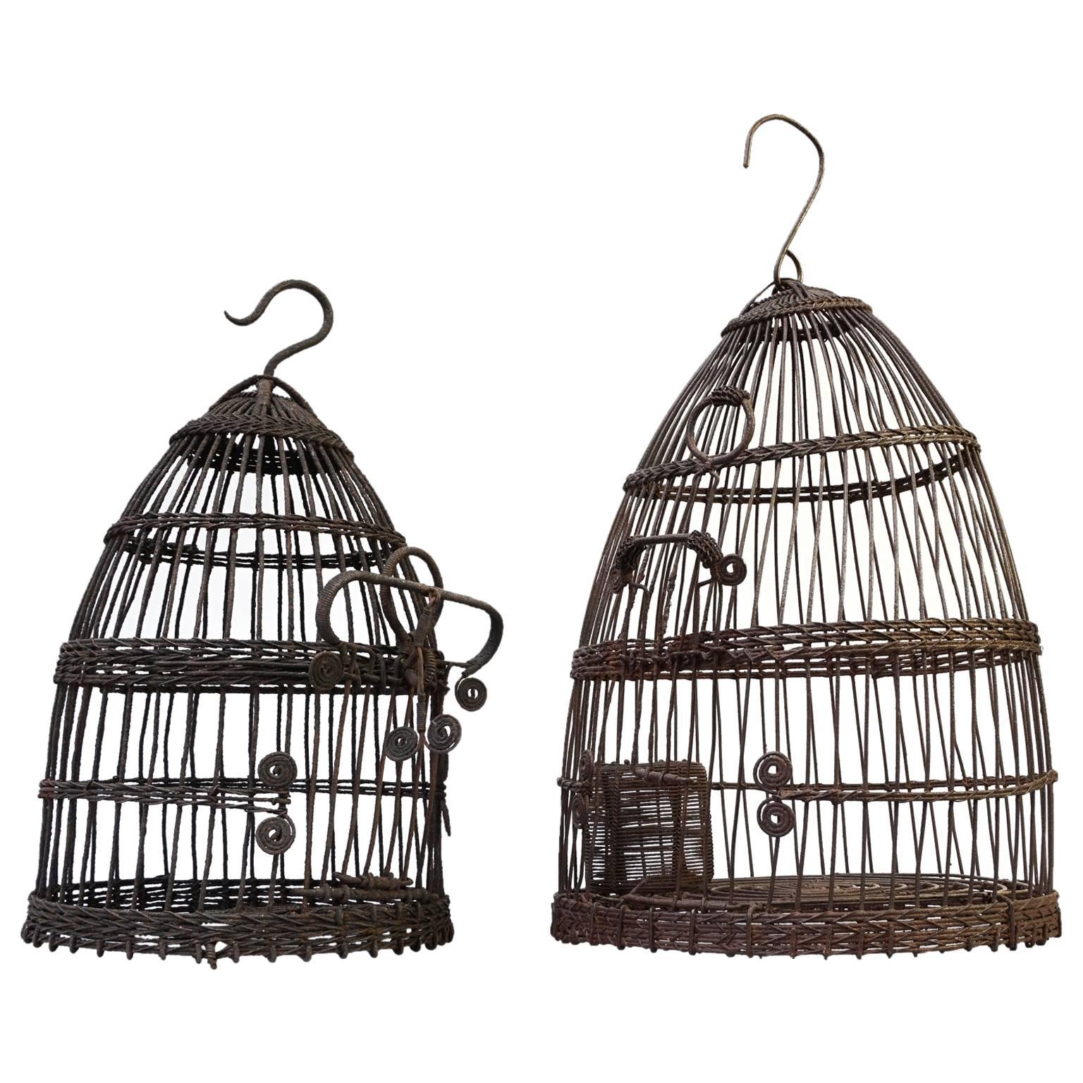 Set of Tunisian Wirework Bird Cages