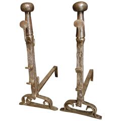 Antique A Pair of 16th Century French Andirons