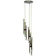 Amazing Sculptural Gaetano Sciolari Chandelier