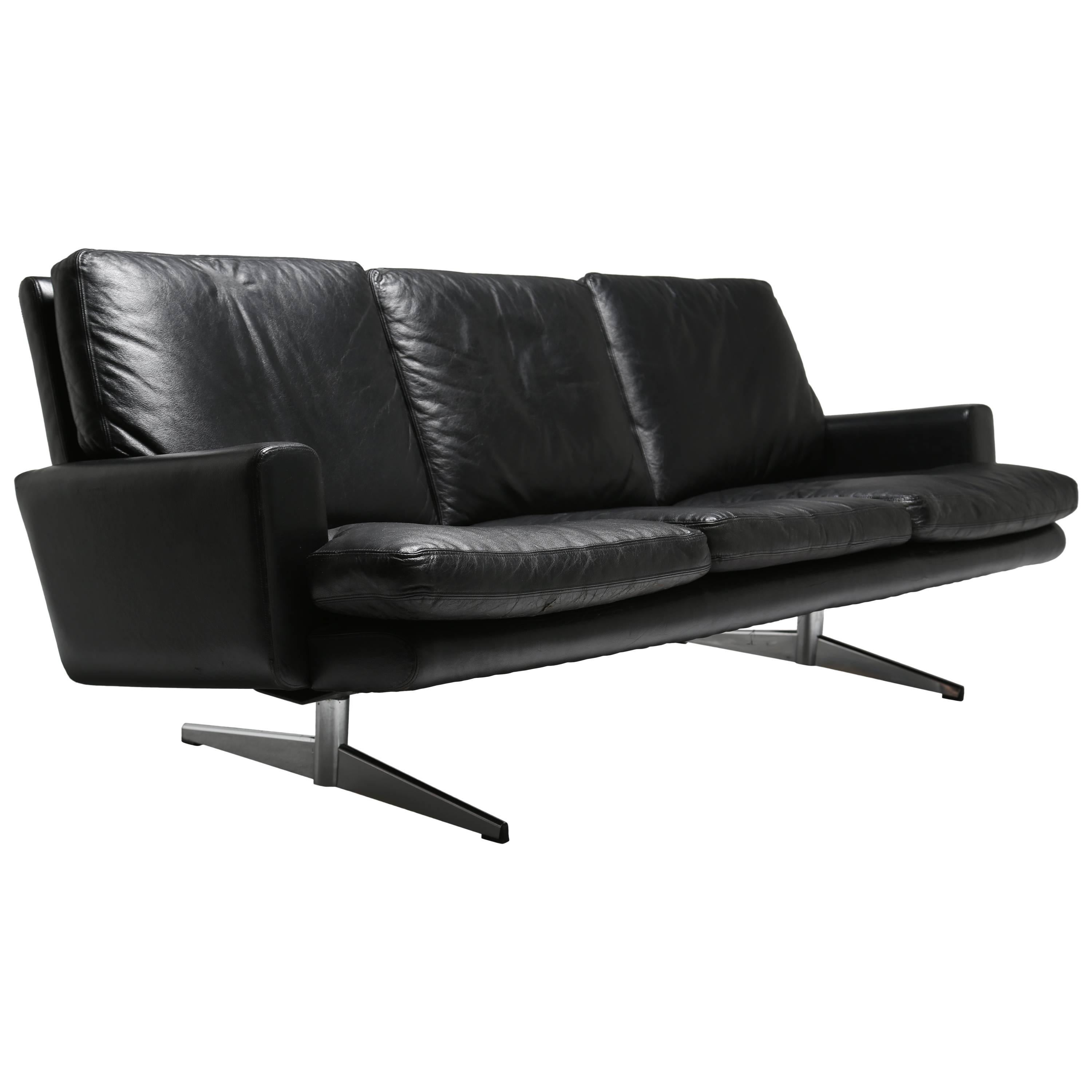 Howard Keith Three-Seat Leather Sofa