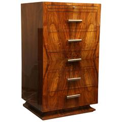 Art Deco Five Drawer Chest, circa 1930s Art Deco Five Drawer Chest, circa 1930s