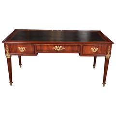 Louis XVI Mahogany and Ormolu-Mounted Bureau Plat