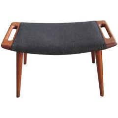 Original Hans Wegner Papa Bear Chair Ottoman