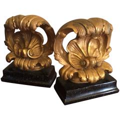 Pair of Gold Rococo Borghese Bookends