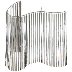 Retro Curtis Jere Silver Kinetic Wall Hanging