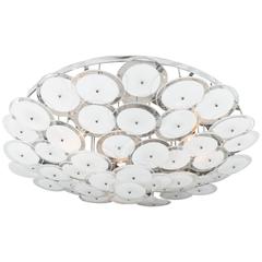 Flush Mount White Disc Fixture 9