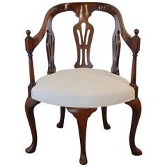Queen Anne Fünfbeiniger Stuhl:: 18. Jahrhundert