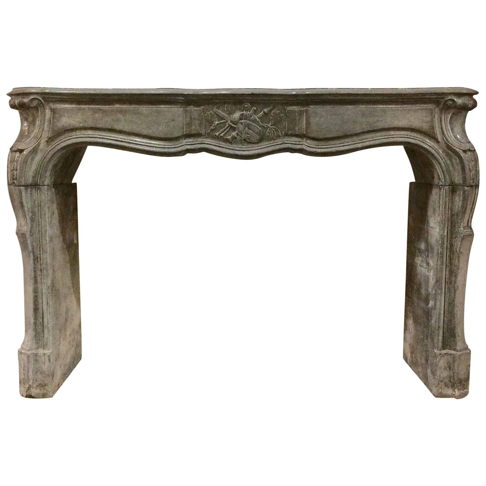 Antique Bluestone Mantel