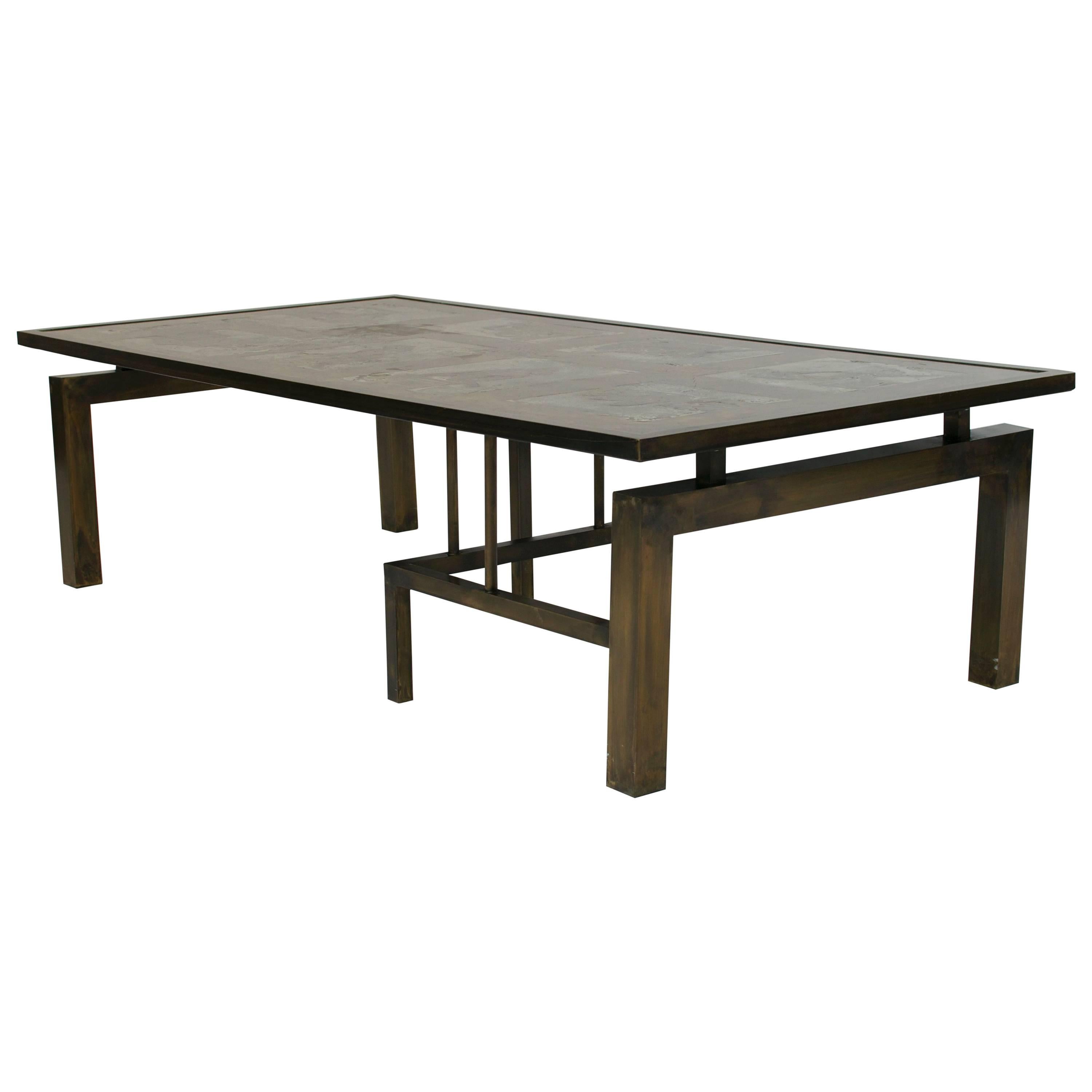 Philip and Kelvin LaVerne Medici Coffee Table For Sale