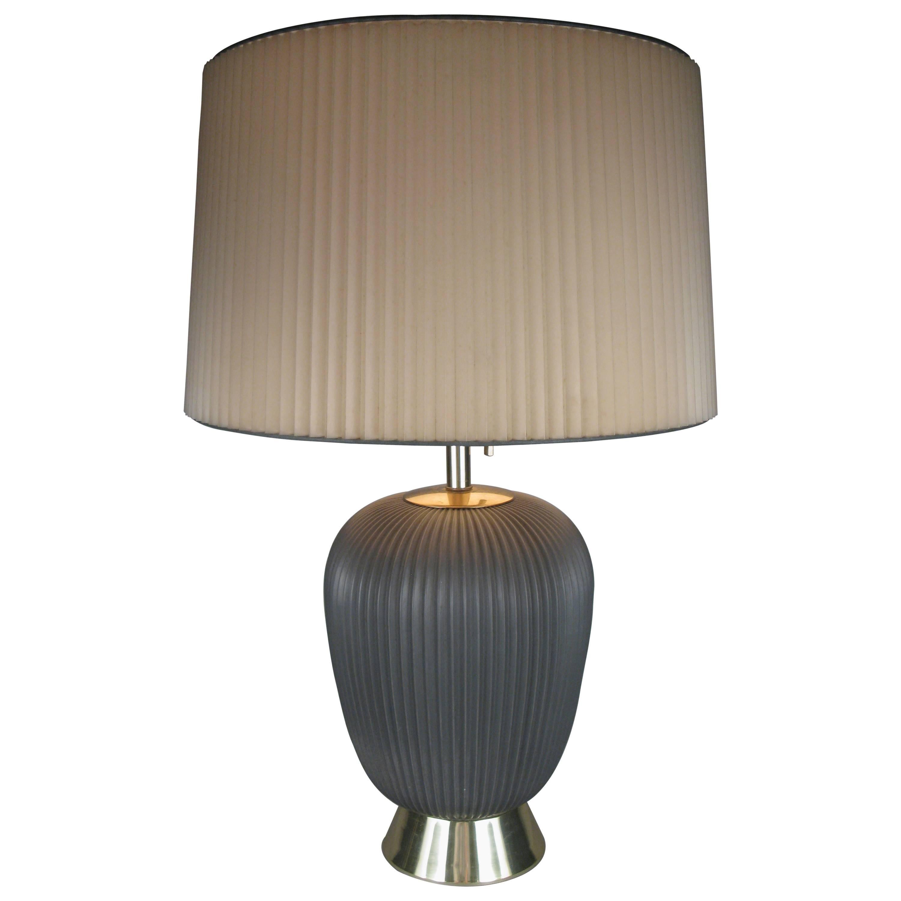 Modern 1950's Ceramic Lamp by Gerald Thurston for Lightolier