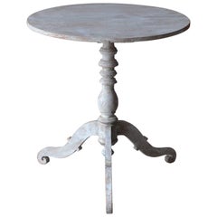 19th Century Swedish Pedestal Table 