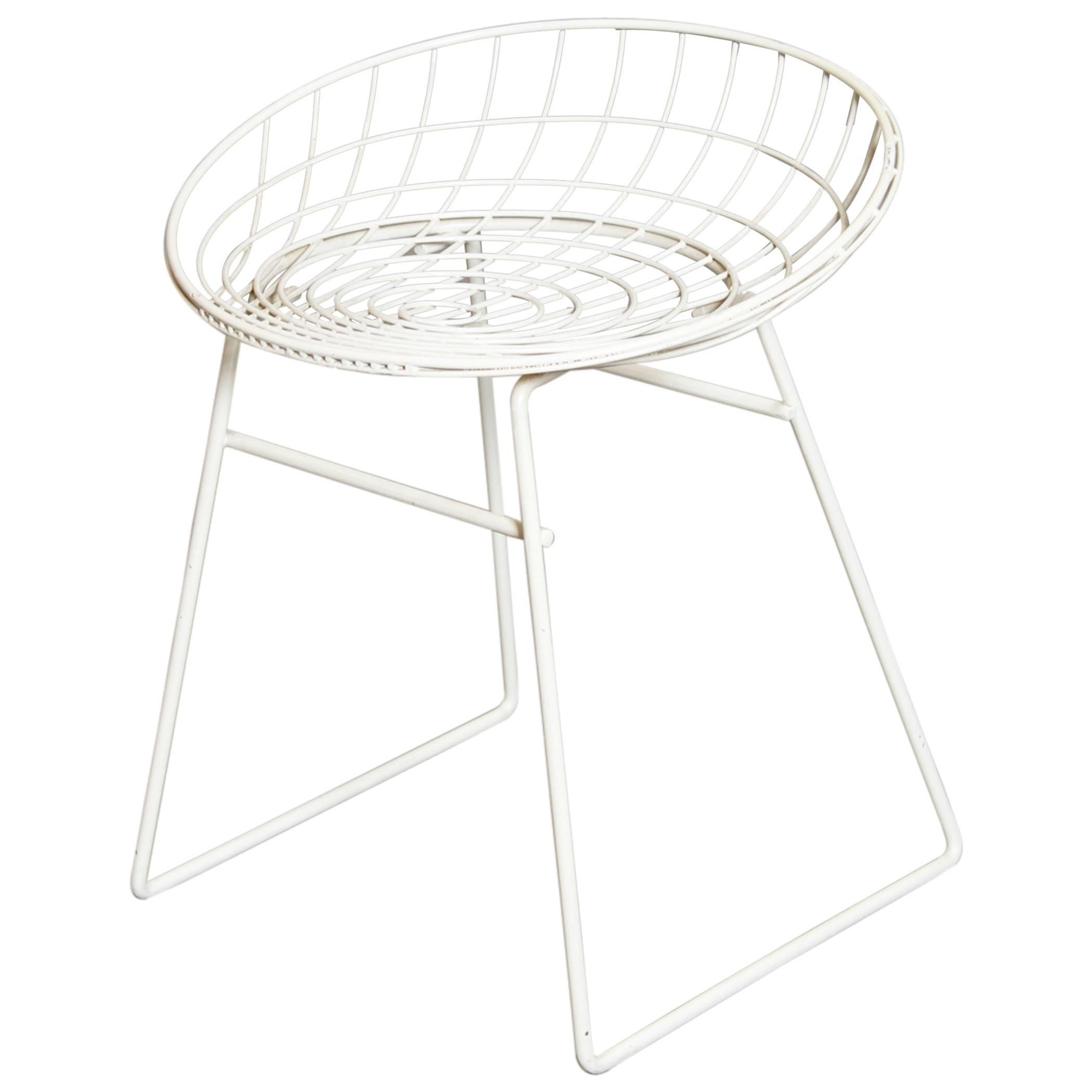 Cees Braakman and A. Dekker Wire Vanity Stool