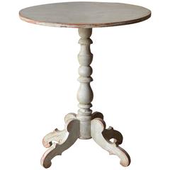 Antique 19th Century Swedish Pedestal Table
