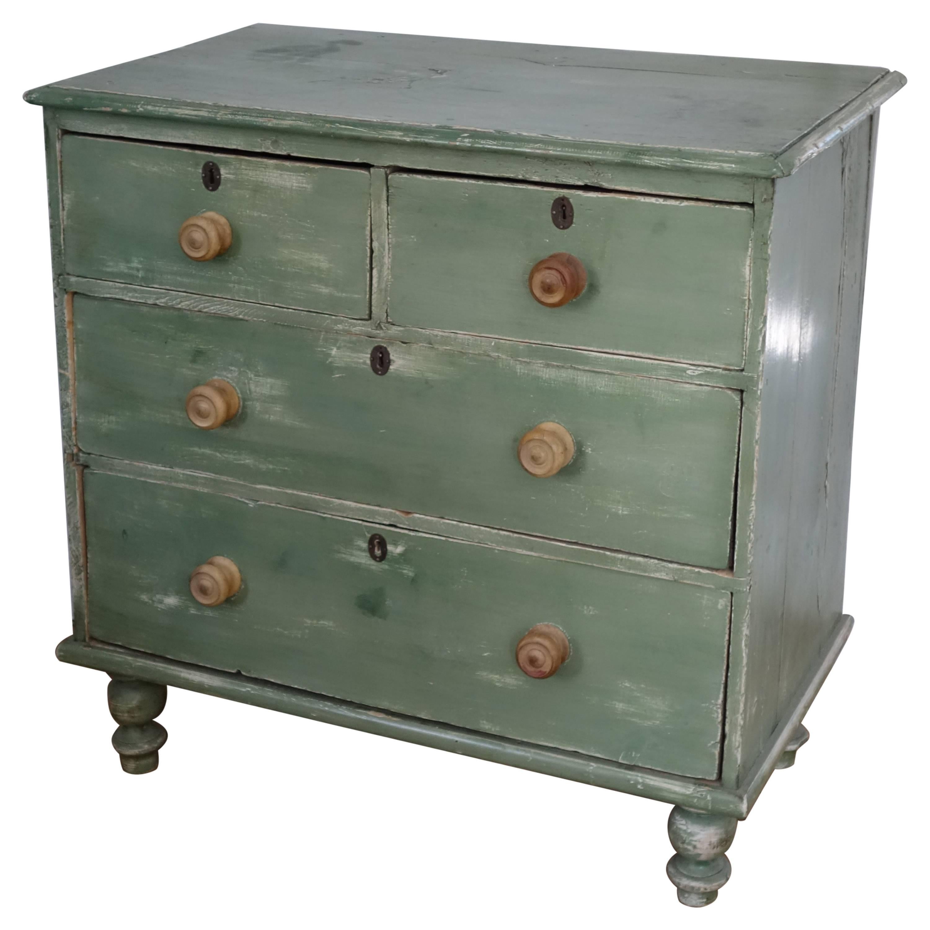 English Pine Chest of Drawers For Sale