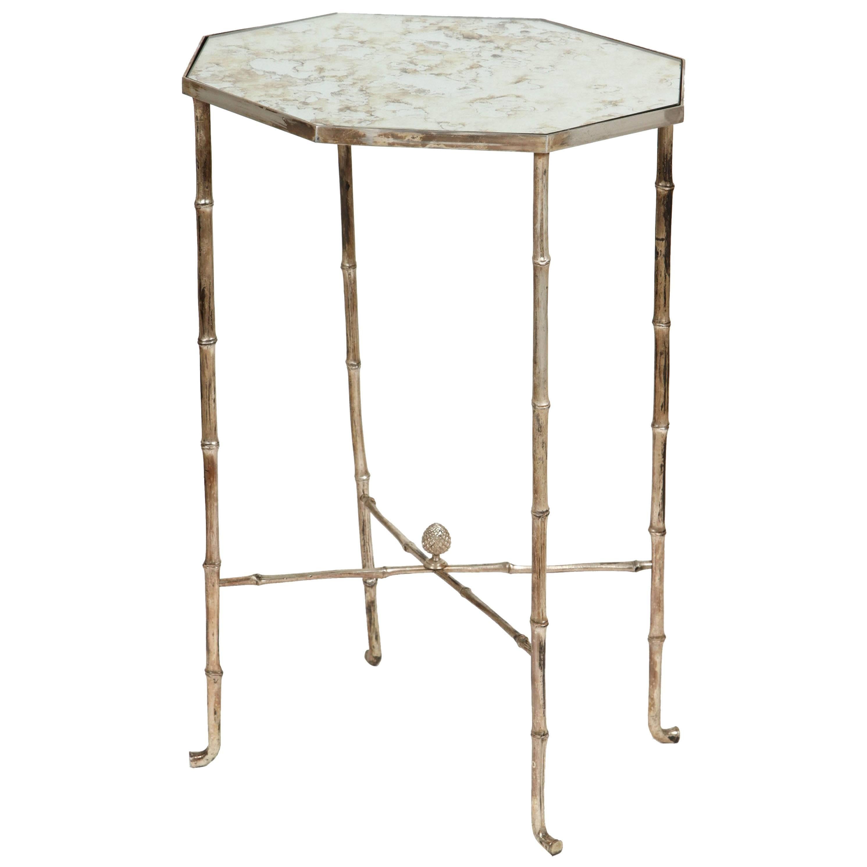 Maison Baguès Octagonal Side Table For Sale