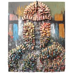 Modernist Assemblage Signed Alfredo Eguiguren, circa 2013