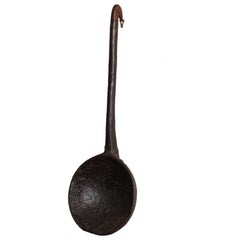Cuchara de alquitrán de carpintero de ribera del siglo XVIII