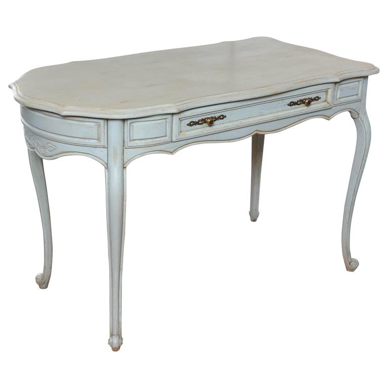 French County Two Sided Painted Desk at 1stdibs