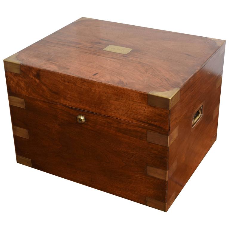 Antique Campaign Box at 1stDibs