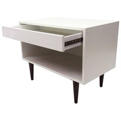 Pair of Lacquered End Tables or Nightstands