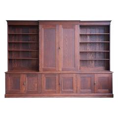 Chestnut Library Cabinet from a Massachusetts Meeting House