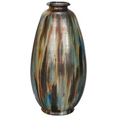 Large Art Deco Era Signed Guerin Vase