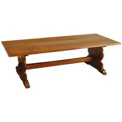 Italian Baroque Style Shaped Walnut Coffee Table