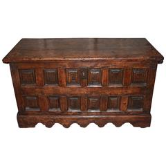 Late Rustic 17th Century Trunk
