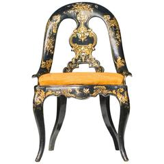 19th Century Papier Mâché Chair