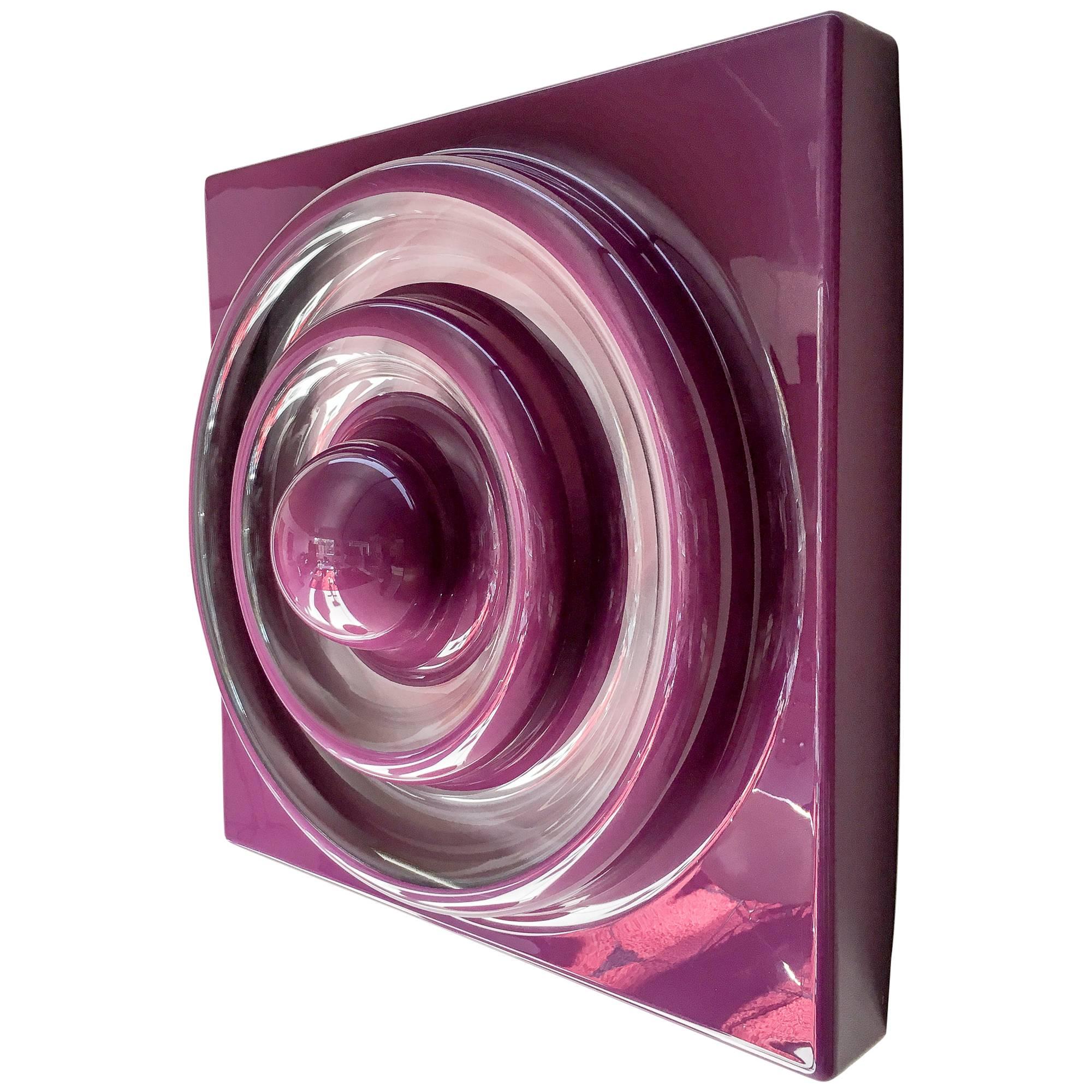 Verner Panton Purple Ring Lamp for Vitra