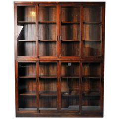Antique British Colonial Bookcase