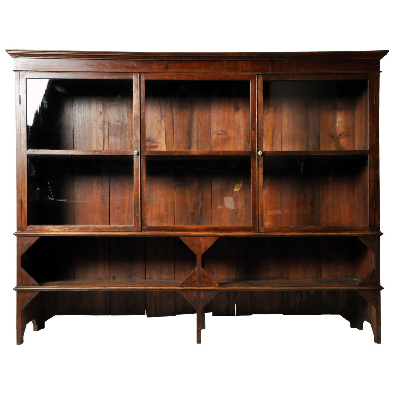 British Colonial Bookcase at 1stdibs