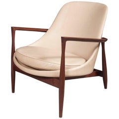 Ib Kofod-Larsen "Elizabeth" Lounge Chair in Leather