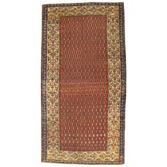 Antique Persian Malayer Oriental Rug with Paisley Motifs 4