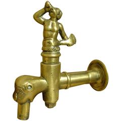 Used Bronze "Triton" Spout from France, circa 1880