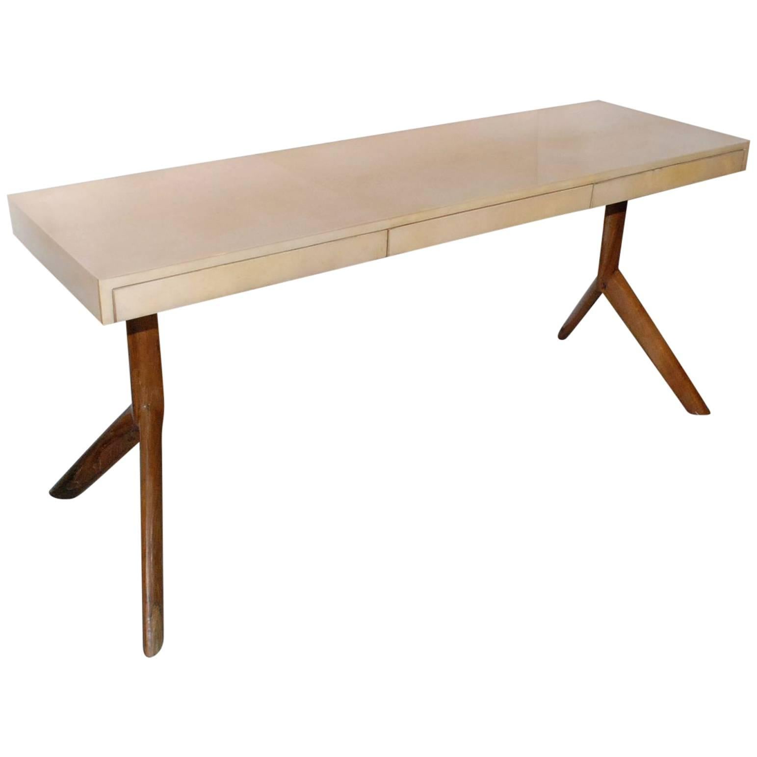 Parchment Console Table