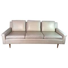 Mid-Century Modern Vinyl Sofa by Milo Baughman for Thayer Coggin