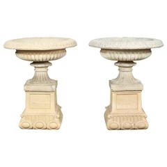 Pair of English Garden Urns 2