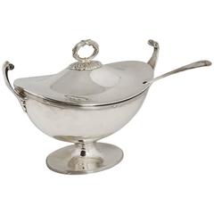English Soup Tureen with Ladle