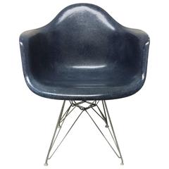 Navy Herman Miller Eames DAR Chair