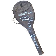 Tennis Racquet Cover with a Message