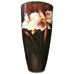 Japanese Imperial Enamel Vase