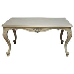 Vintage French Provincial Louis XV Style Dining Table