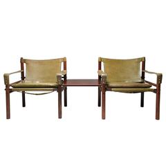 Rosewood Safari Chairs by Arne Norell