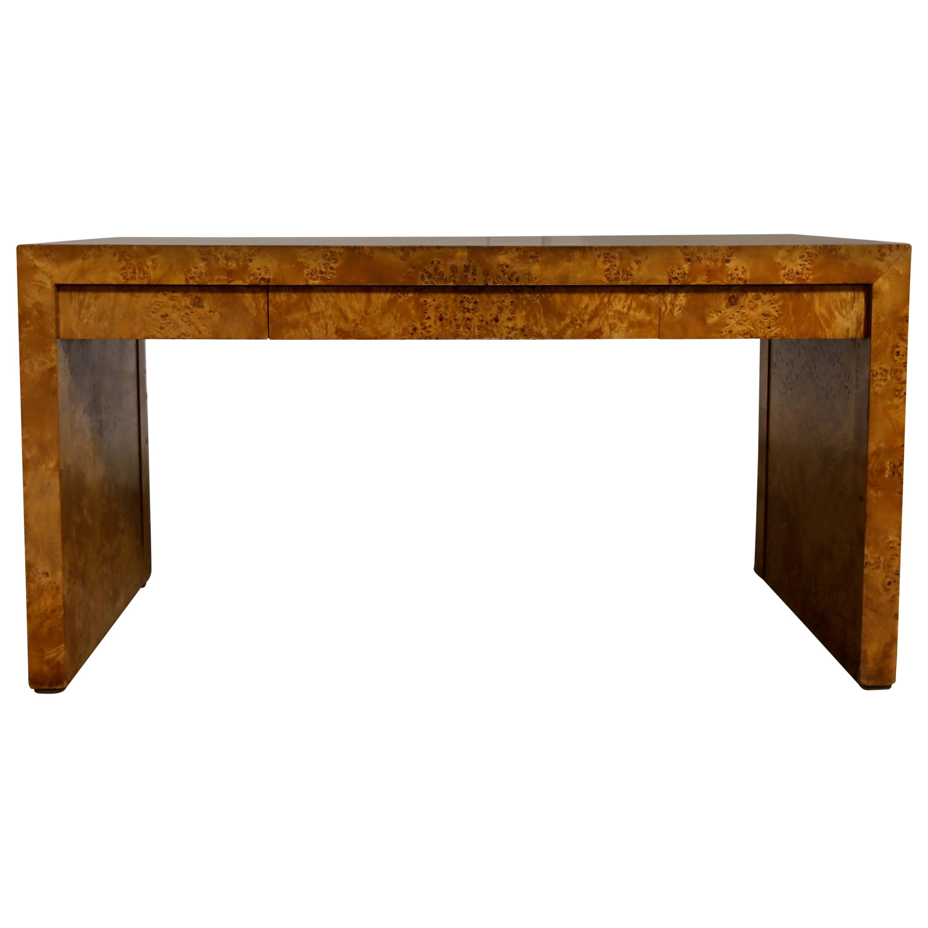 Burled Wood Writing Desk by Hekman Furniture Company