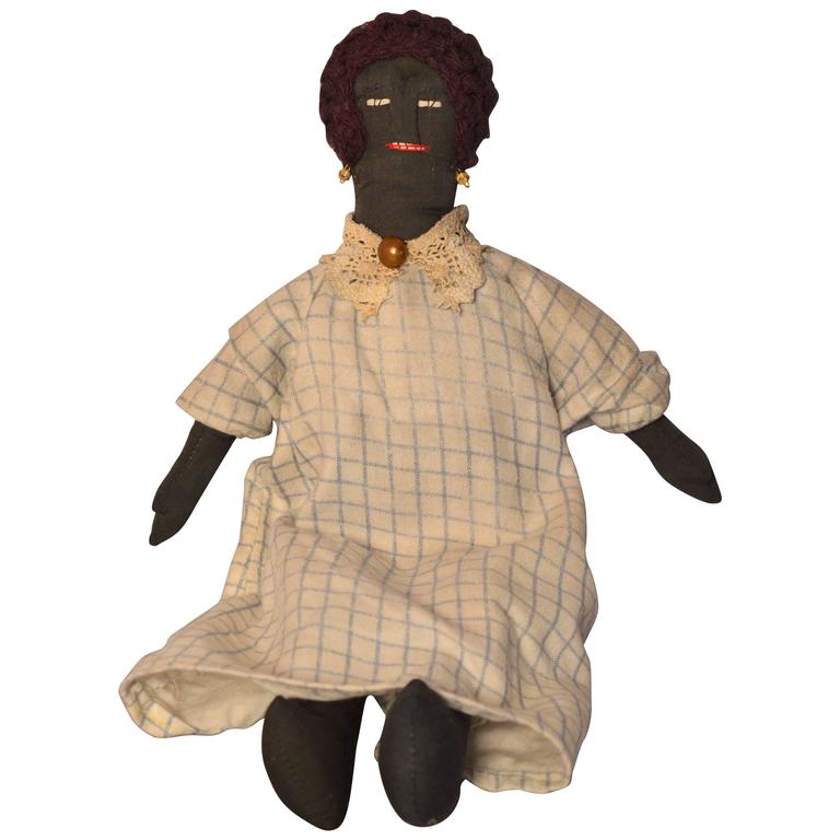 American Southern Black Rag Doll, circa 1940 at 1stdibs