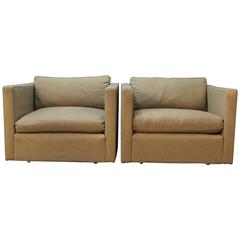 Pair of Charles Pfister for Knoll Club Chairs